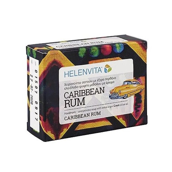 Δώρο Helenvita Caribbean Rum Soap Χειροποίητο Σαπούνι με Μεθυστικό Άρωμα από Ρούμι 90gr