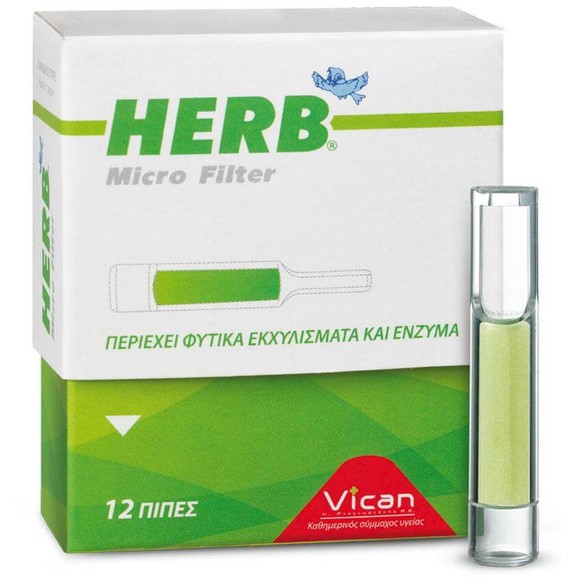 Herb Micro Filter για Classic Τσιγάρο 12τμχ