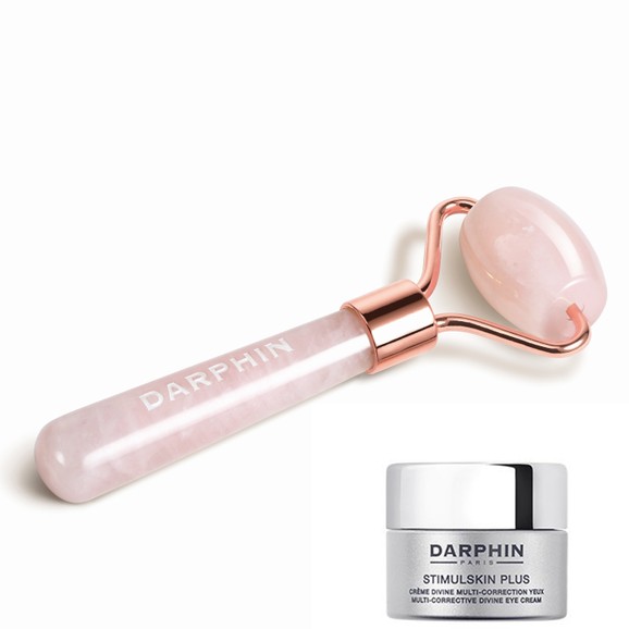 Darphin Stimulskin Plus Divine Eye Cream Κρέμα Ματιών Απόλυτης Αντιγήρανσης 5ml & Mini Face Jade Roller 1 Τεμάχιο