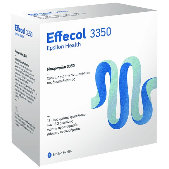 Effecol 3350 Ιατροτεχνολογικό Βοήθημα για την Αντιμετώπιση της Χρόνιας Δυσκοιλιότητας 12 Sachets