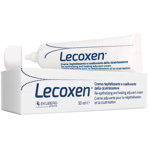 Lecoxen Cream Επουλωτική Κρέμα για την Ανάπλαση του Επιθηλίου του Δέρματος, Μετά από Αλλοίωση 30ml