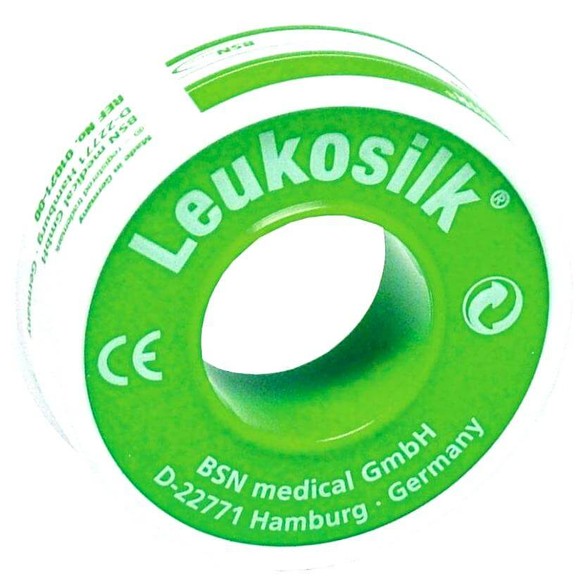 Leukosilk Αυτοκόλλητη Υποαλλεργική Επιδεσμική Ταινία 1,25 x 4,6m