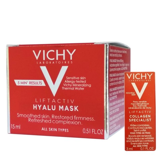 Δώρο Vichy Liftactiv Specialist Hyalu Masque 15ml & Liftactiv Specialist Collagen 3ml