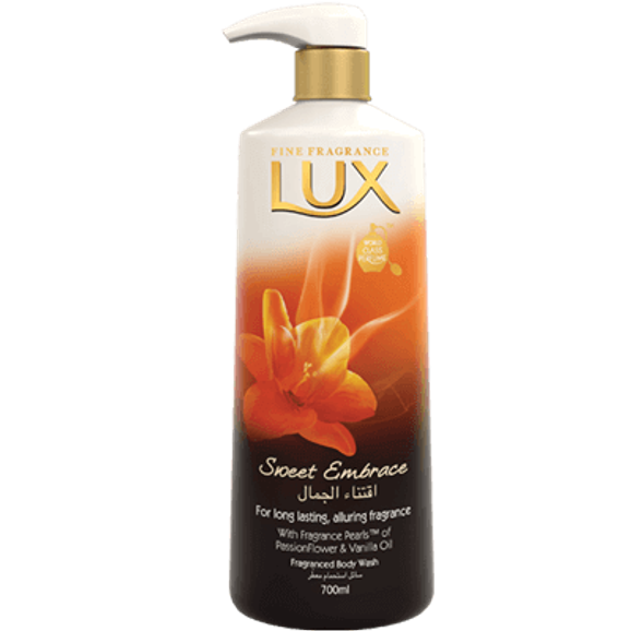 Lux Sweet Embrace Fragranced Body Wash Αφρόλουτρο με Δελεαστικό Άρωμα που Διαρκεί 700ml