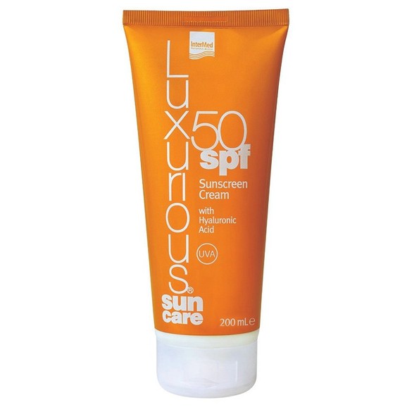 Luxurious Sunscreen Cream Spf50 with Hyaluronic Acid 200ml