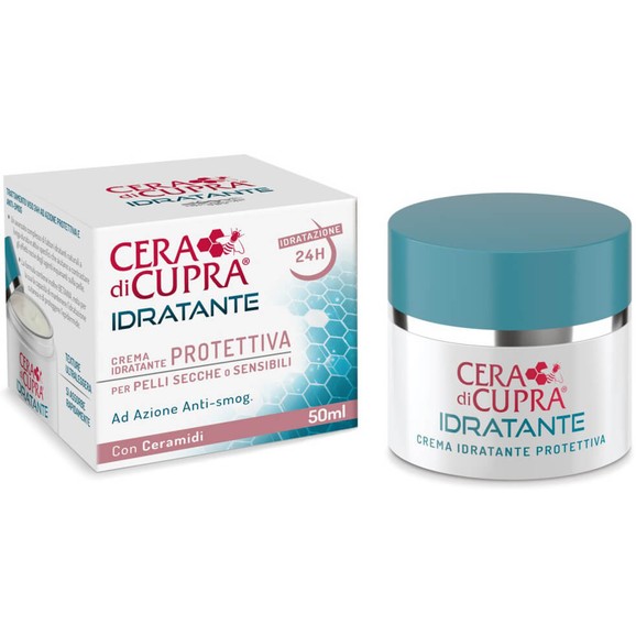 Cera di Cupra Idratante Crema Protettiva Κρέμα 24ης Ενυδάτωσης, Θρέψης & Προστασίας για Ξηρή Ευαίσθητη Επιδερμίδα 50ml