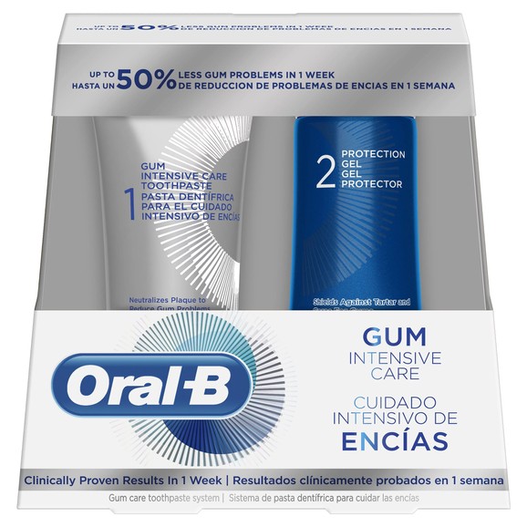 Δώρο Oral-B Gum Intensive Care 1 Οδοντόκρεμα x 52ml & 1 Gel Προστασίας x 63ml