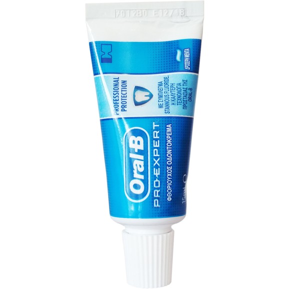 Δώρο Oral-B Pro-Expert Thoothpaste Οδοντόκρεμα Πολλαπλής Προστασίας με Δροσερή Γεύση Μέντας 15ml