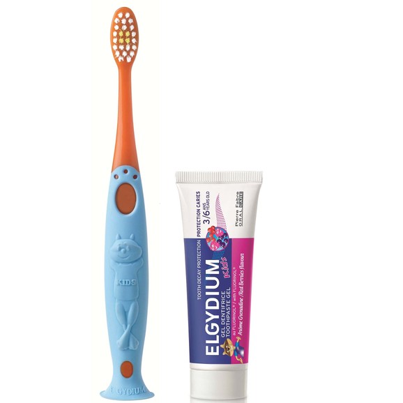 Δώρο Promo Elgydium 2-6 Kids Toothbrush Pink & Elgydium Kids Toothpaste 50ml
