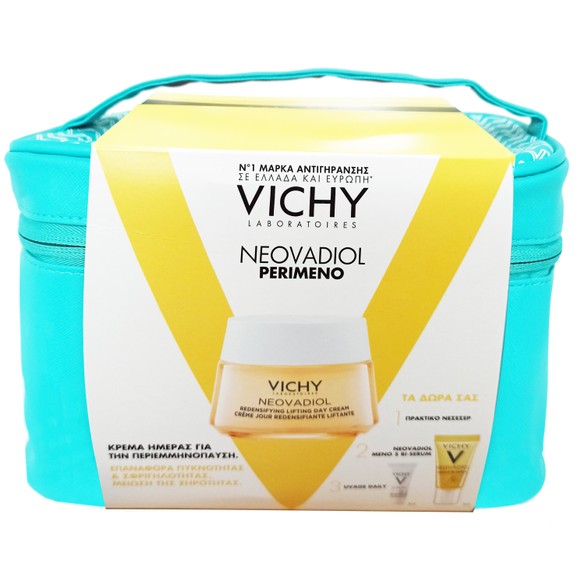 Vichy Promo Neovadiol Perimeno Redensifying Lifting Day Cream 50ml & Δώρο Meno 5 Bi-Serum 5ml & Capital Soleil UV- Age Spf50+ Daily 3ml & Νεσεσέρ