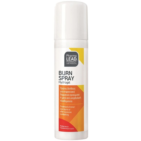 Pharmalead Burn Hydrogel Spray για Επιφανειακά Εγκαύματα ή Μετά από Υπερβολική Ηλιοθεραπεία 50ml