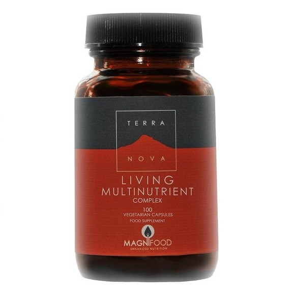 Terranova Living Multinutrient Πλούσια Πολυβιταμίνη με 16 Φρέσκες Ολόκληρες Υπερτροφές 100caps