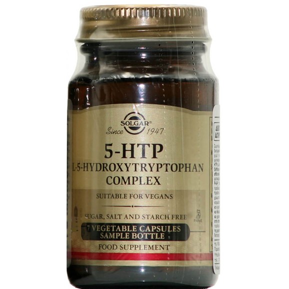 Δώρο 5-HTP L-5-Hydroxytryptophan Complex Συμπλήρωμα Διατροφής Απαραίτητο για την Καλή Υγεία του Εγκεφάλου 7 veg.caps