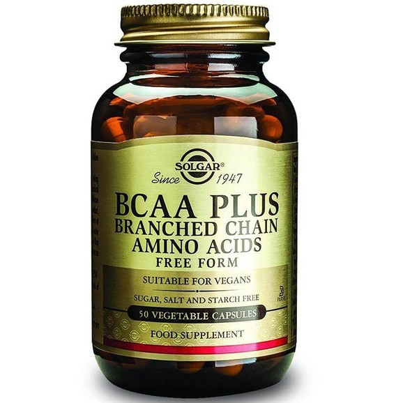 Solgar BCAA Plus Branched Chain Amino Acids 50 Veg.caps Solgar BCAA Plus Branched Chain Amino Acids 50 Veg.caps