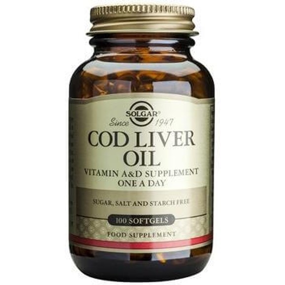 Solgar Norwegian Cod Liver Oil 100 softgels Solgar Norwegian Cod Liver Oil 100 softgels