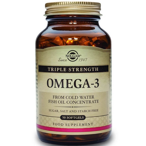 Solgar Omega-3 Triple Strength 50 softgels Solgar Omega-3 Triple Strength 50 softgels