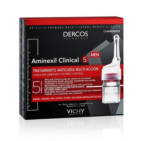 Δώρο Vichy Dercos Aminexil Clinical 5 Homme for Men 12 Αμπούλες χ 6ml