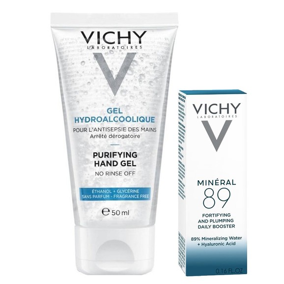Δώρο Vichy Gel Hydro-Alcoolique Purifying Hand Gel 50ml & Vichy Mineral 89 Booster Ενυδάτωσης Προσώπου 4ml
