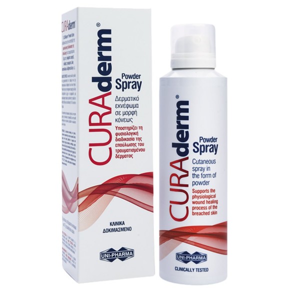Uni-Pharm Curaderm Powder Spray 125ml