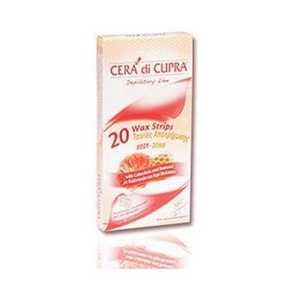 Cera Di Cupra Face Wax Strips Για Τέλεια Αποτρίχωση Προσώπου 20 Τεμάχια