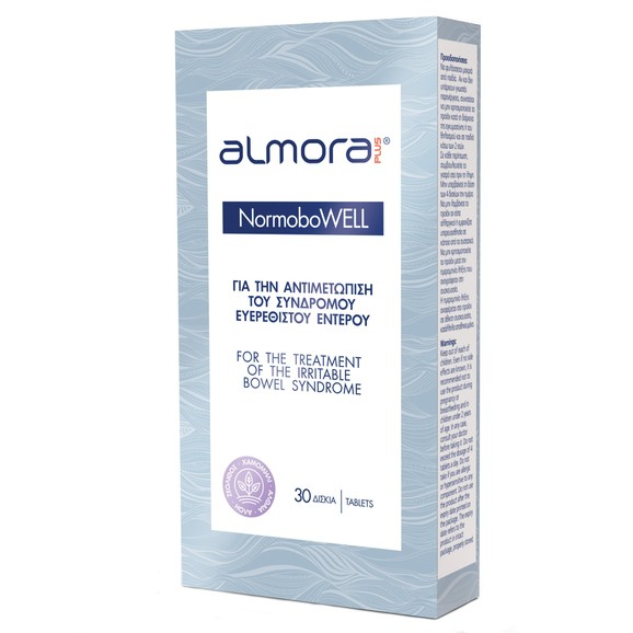 Almora Plus® NormoboWELL για την Αντιμετώπιση των Συμπτωμάτων του Συνδρόμου Ευερέθιστου Εντέρου 30tabs Almora Plus® NormoboWELL για την Αντιμετώπιση των Συμπτωμάτων του Συνδρόμου Ευερέθιστου Εντέρου 30tabs