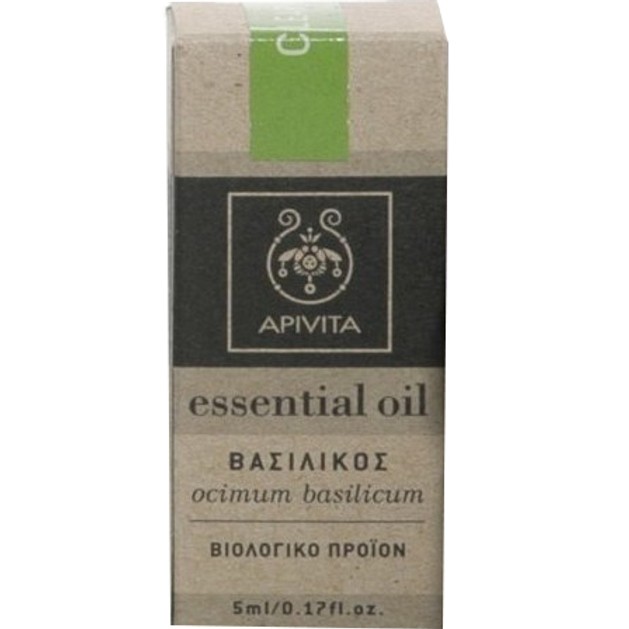 Apivita Essential Oil Basil Βασιλικός 5ml Apivita Essential Oil Basil Βασιλικός 5ml