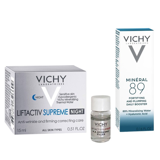 Δώρο Vichy Mineral 89 Booster 4ml & Liftactiv Supreme H.A. Epidermic Filler 3ml & Liftactiv Nuit Supreme 15ml Δώρο Vichy Mineral 89 Booster 4ml & Liftactiv Supreme H.A. Epidermic Filler 3ml & Liftactiv Nuit Supreme 15ml