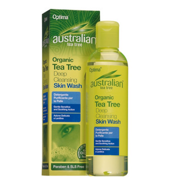 Optima Australian Organic Tea Tree Deep Cleansing Skin Wash Παρέχει Βαθύ Καθαρισμό Και Αντισηπτική Προστασία 250ml Optima Australian Organic Tea Tree Deep Cleansing Skin Wash Παρέχει Βαθύ Καθαρισμό Και Αντισηπτική Προστασία 250ml