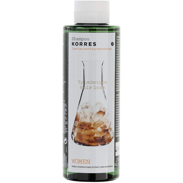 Korres Shampoo Κυστίνη & Γλυκοπρωτείνες Κατά της Γυναικείας Τριχόπτωσης 250ml Korres Shampoo Κυστίνη & Γλυκοπρωτείνες Κατά της Γυναικείας Τριχόπτωσης 250ml