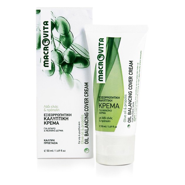 Macrovita Oil Balancing Cover Cream Εξισορροπητική Καλυπτική Κρέμα 50ml Macrovita Oil Balancing Cover Cream Εξισορροπητική Καλυπτική Κρέμα 50ml