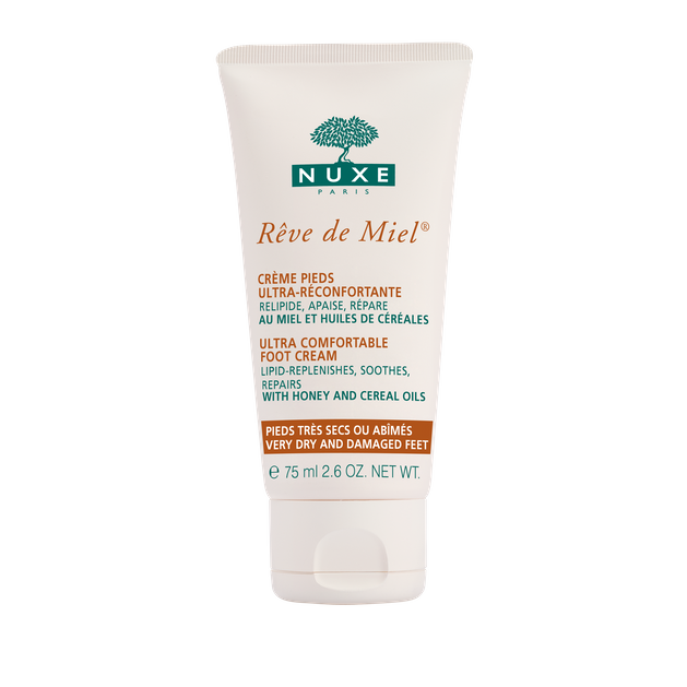 Nuxe Reve De Miel Creme Pieds Κρέμα Ποδιών Επανορθώνει και Καταπραύνει τα Πολύ Ξηρά και Σκασμένα/Ταλαιπωρημένα Πόδια 75ml Nuxe Reve De Miel Creme Pieds Κρέμα Ποδιών Επανορθώνει και Καταπραύνει τα Πολύ Ξηρά και Σκασμένα/Ταλαιπωρημένα Πόδια 75ml