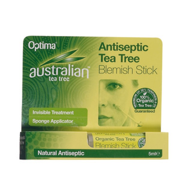 Optima Australian Tea Tree Antiseptic Blemish Stick Αόρατη Αντισηπτική Προστασία 5ml Optima Australian Tea Tree Antiseptic Blemish Stick Αόρατη Αντισηπτική Προστασία 5ml
