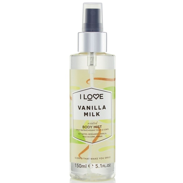 I love... Vanilla Milk Body Mist 150ml I love... Vanilla Milk Body Mist 150ml