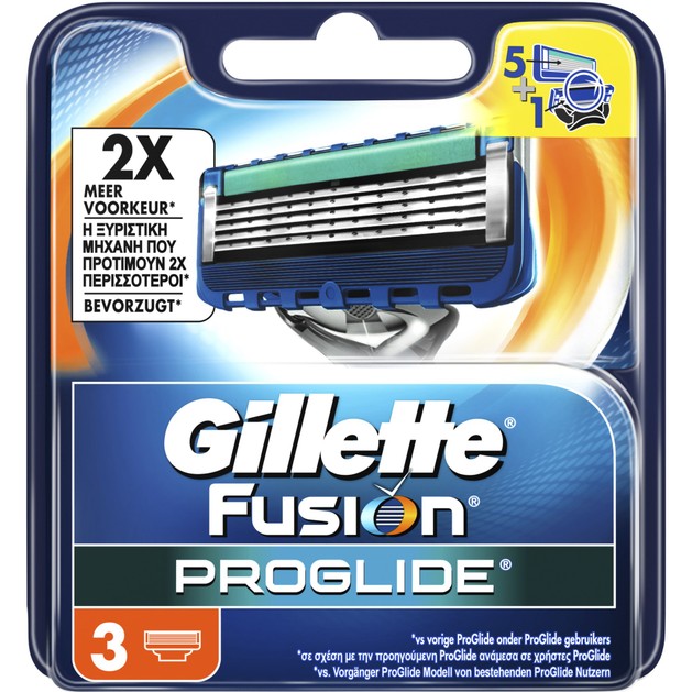 Gillette Fusion Proglide Ανταλλακτικά με 5 Λεπίδες Ακριβείας 3 τεμάχια Gillette Fusion Proglide Ανταλλακτικά με 5 Λεπίδες Ακριβείας 3 τεμάχια