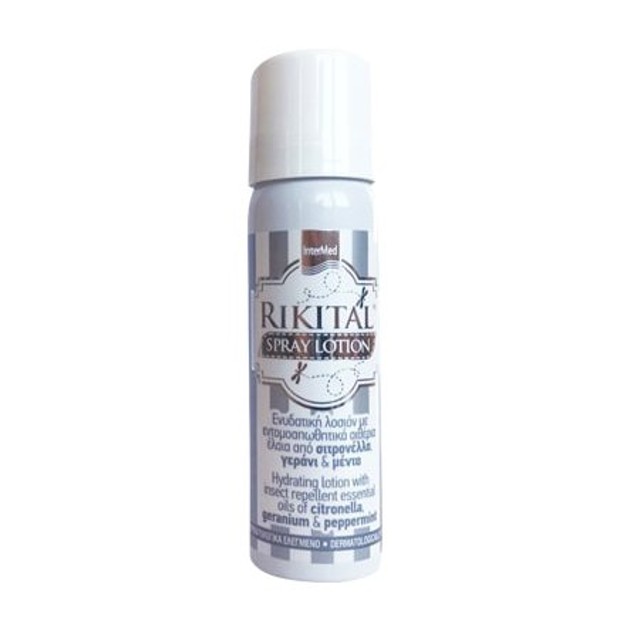 Intermed Rikital Spray Lotion Ενυδατική Λοσιόν για Τσιμπήματα Εντόμων 50ml Intermed Rikital Spray Lotion Ενυδατική Λοσιόν για Τσιμπήματα Εντόμων 50ml