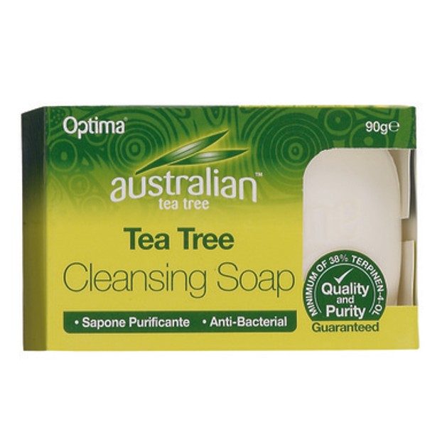 Optima Australian Tea Tree Antiseptic Cleansing Soap Παρέχει Βαθύ Καθαρισμό Και Αντισηπτική Προστασία 90gr Optima Australian Tea Tree Antiseptic Cleansing Soap Παρέχει Βαθύ Καθαρισμό Και Αντισηπτική Προστασία 90gr