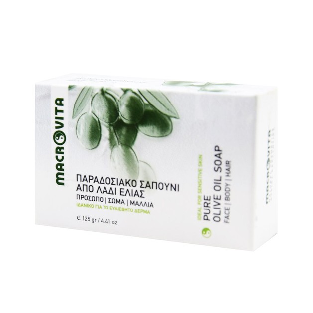 Macrovita Pure Olive Oil Soap 125gr Macrovita Pure Olive Oil Soap 125gr