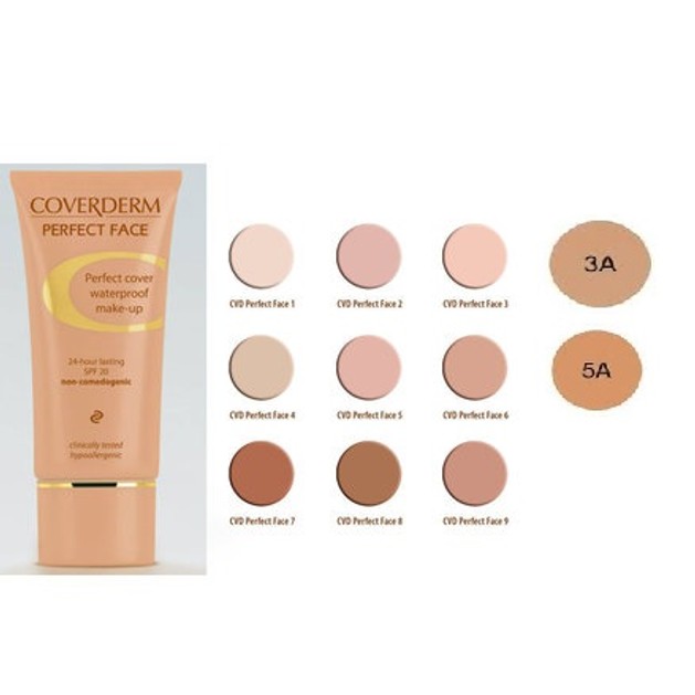 Coverderm Perfect Face Make-up Με Απαλή Κρεμώδη Υφή 30ml Coverderm Perfect Face Make-up Με Απαλή Κρεμώδη Υφή 30ml