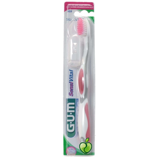 Gum SensiVital Ultra Soft Οδοντόβουρτσα με Θήκη Προστασίας (509) Gum SensiVital Ultra Soft Οδοντόβουρτσα με Θήκη Προστασίας (509)