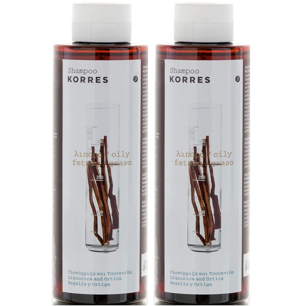 Korres Liquorice & Urtica Shampoo για Λιπαρά Μαλλιά 1+1 Δώρο 2χ250ml Korres Liquorice & Urtica Shampoo για Λιπαρά Μαλλιά 1+1 Δώρο 2χ250ml