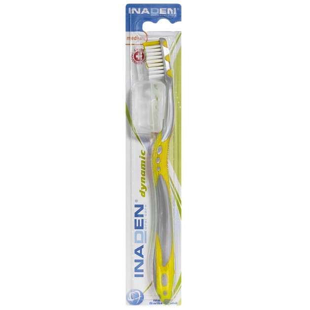 Inaden Dynamic Medium Toothbrush 1 Τεμάχιο - Κίτρινο Inaden Dynamic Medium Toothbrush 1 Τεμάχιο - Κίτρινο
