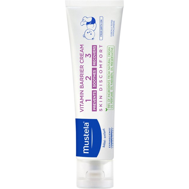 Mustela 123 Vitamin Barrier Cream Κρέμα Αλλαγής Πάνας 50ml Mustela 123 Vitamin Barrier Cream Κρέμα Αλλαγής Πάνας 50ml
