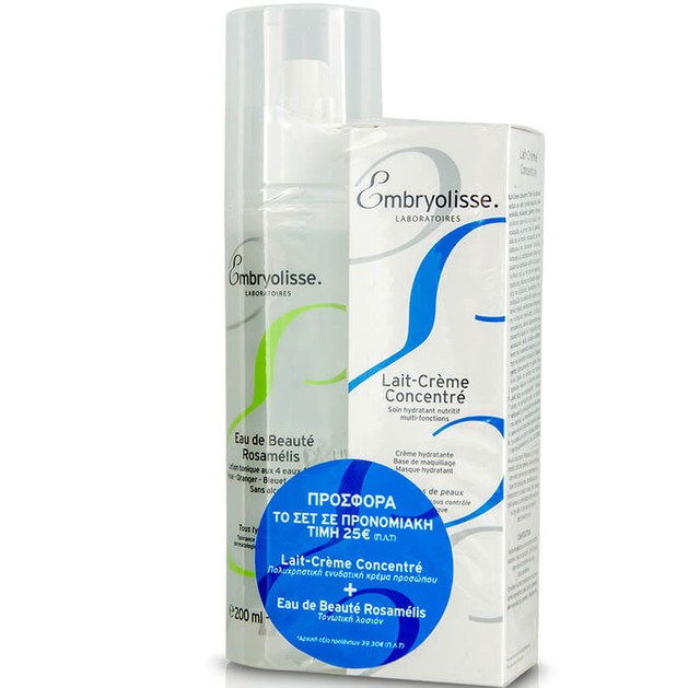 Embryolisse Πακέτο Προσφοράς Lait-Creme Concentre Πολυχρηστικό Ενυδατικό Προϊόν Θρέψης 75ml & Τονωτική Lotion 4 Ανθών 200ml Embryolisse Πακέτο Προσφοράς Lait-Creme Concentre Πολυχρηστικό Ενυδατικό Προϊόν Θρέψης 75ml & Τονωτική Lotion 4 Ανθών 200ml