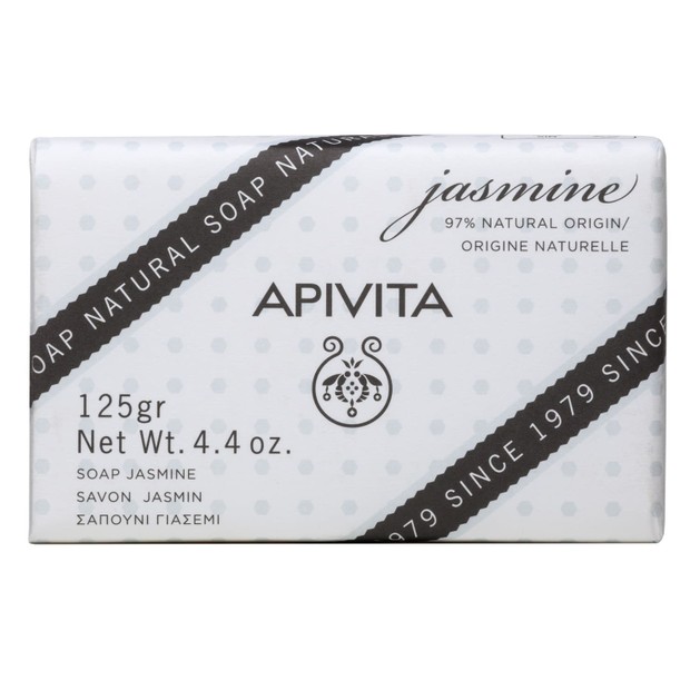 Apivita Natural Soap With Jasmine 125g Apivita Natural Soap With Jasmine 125g
