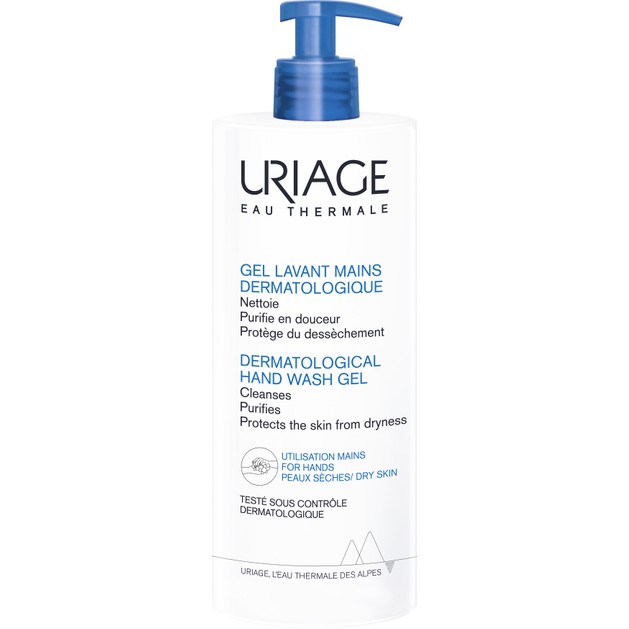 Uriage Eau Thermal Dermatological Hand Wash Gel Δερματολογικό Gel Καθαρισμού Χεριών Χωρίς Σαπούνι 250ml Uriage Eau Thermal Dermatological Hand Wash Gel Δερματολογικό Gel Καθαρισμού Χεριών Χωρίς Σαπούνι 250ml