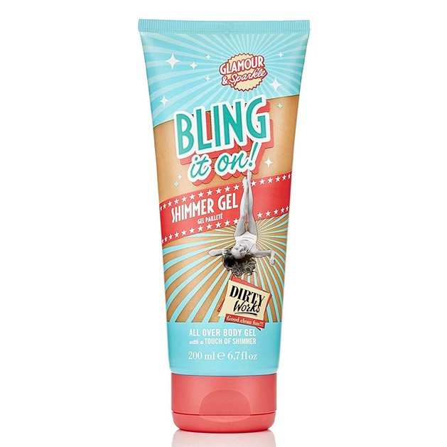 Dirty Works Shimmer Gel Bling it on 200ml Dirty Works Shimmer Gel Bling it on 200ml
