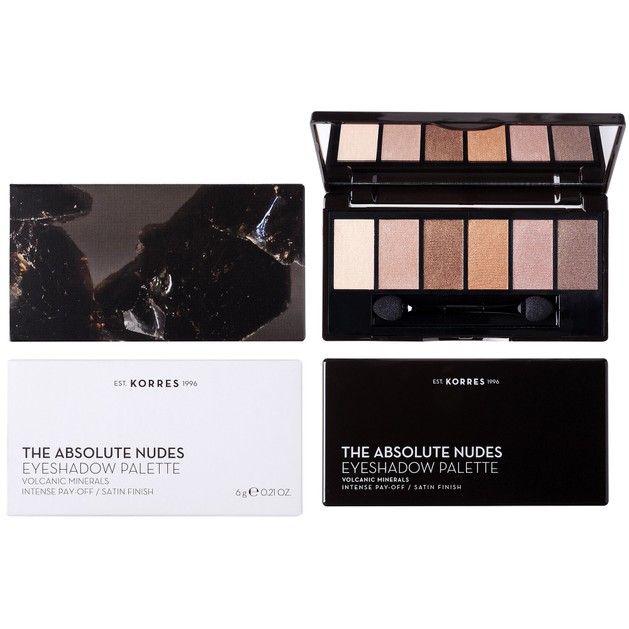 Korres Volcanic Minerals Eyeshadow Palette The Absolute Nudes 6g Korres Volcanic Minerals Eyeshadow Palette The Absolute Nudes 6g