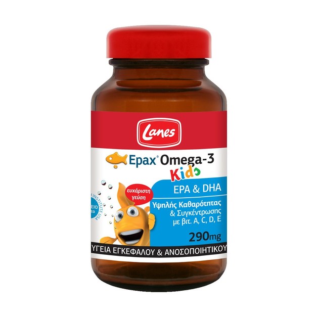 Lanes Epax Omega-3 Kids 290mg 60 Chew.Tabs Lanes Epax Omega-3 Kids 290mg 60 Chew.Tabs