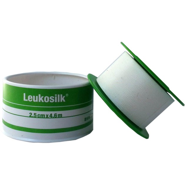 BSN Medical Leukosilk Αυτοκόλλητη Υποαλλεργική Επιδεσμική Ταινία 2.50cm x 4.6m BSN Medical Leukosilk Αυτοκόλλητη Υποαλλεργική Επιδεσμική Ταινία 2.50cm x 4.6m