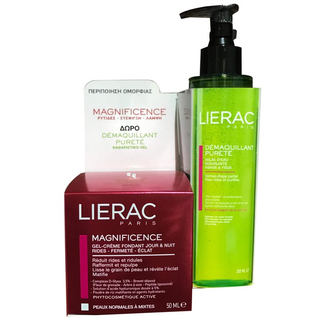 Lierac Πακέτο Προσφοράς Magnificence Gel Creme Fondant Jour & Nuit 50ml & Δώρο Demaquillant Purete Ζελ Καθαρισμού 200ml Lierac Πακέτο Προσφοράς Magnificence Gel Creme Fondant Jour & Nuit 50ml & Δώρο Demaquillant Purete Ζελ Καθαρισμού 200ml
